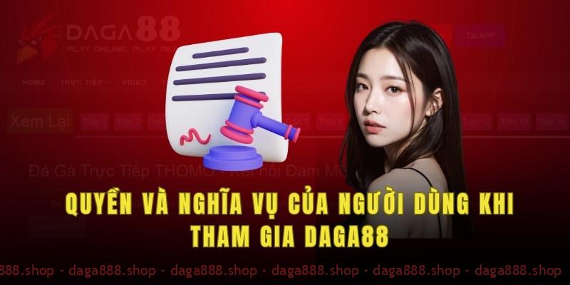 Nội dung điều khoản sử dụng về quyền và nghĩa vụ của người dùng