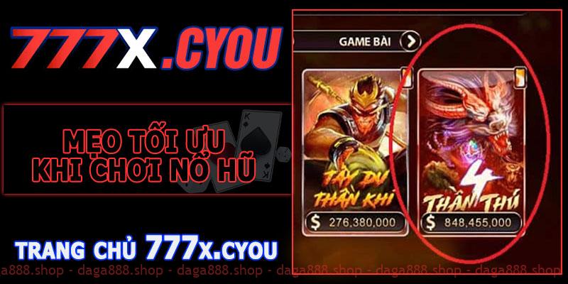 Mẹo Tối Ưu Khi Chơi Nổ Hũ Thần Thú 777X